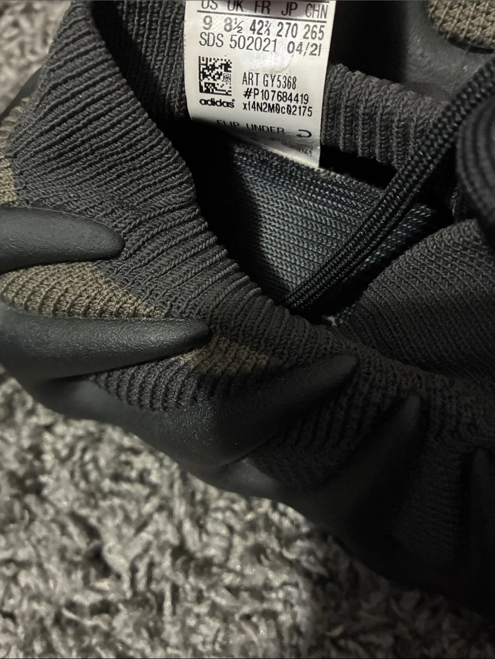 Adidas Yeezy 450 dark slate